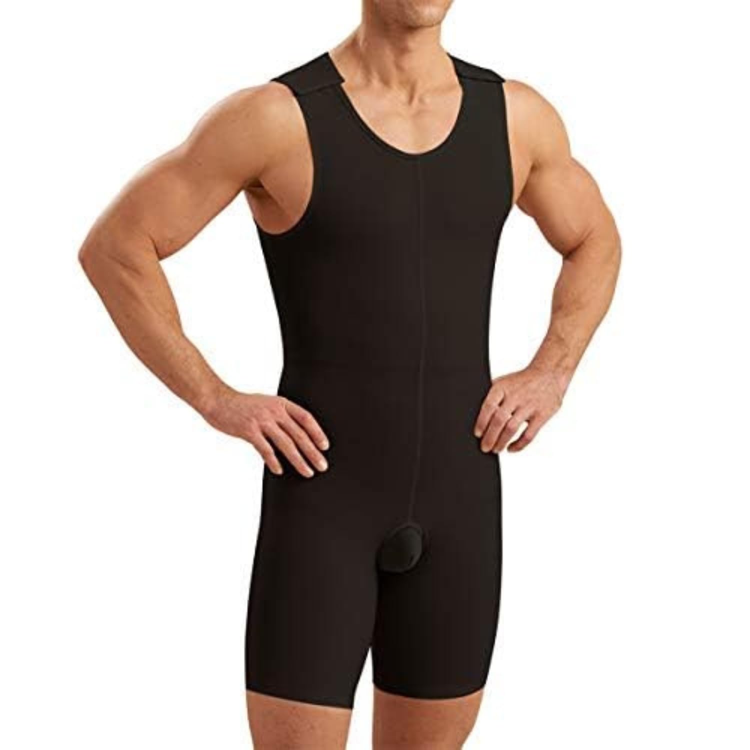 marena マレナ　圧迫着　ボディースーツ Marena Bodysuit Above Knee with Suspenders - Bodyment